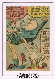 Avengers The Silver Age Comic Archive Cuts Chase Card AV7 #46/178   - TvMovieCards.com