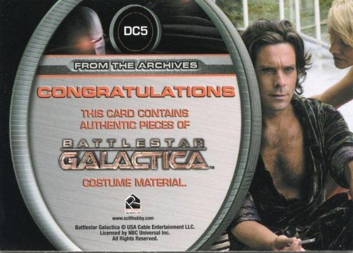 Battlestar Galactica Season Three Double Costume Card DC5   - TvMovieCards.com