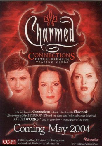 Charmed Connections Promo Card CC-P3 Inkworks   - TvMovieCards.com