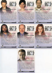 Dead Zone Seasons 1 & 2 Stars of The Dead Zone Chase Card Set 7 Cards   - TvMovieCards.com