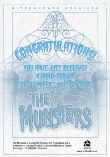 Munsters (2005) Artist Sean Pence Autograph Sketch Card Lily Munster   - TvMovieCards.com