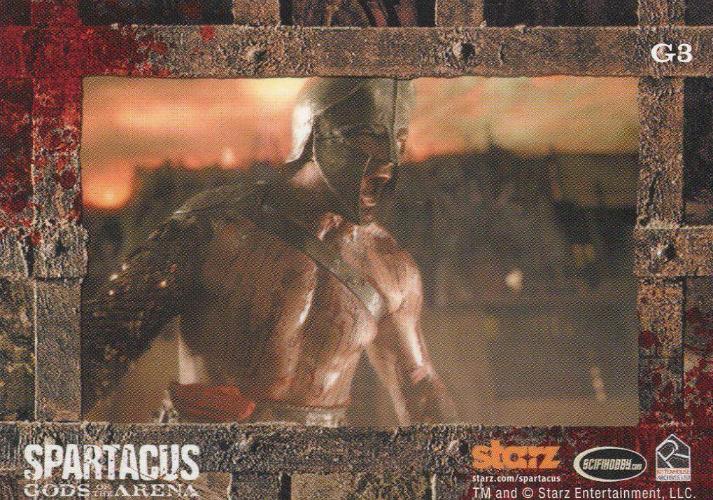 Spartacus Premium Packs Gladiators in Action Chase Card G3   - TvMovieCards.com