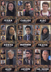 Continuum Seasons 1 & 2 Character Chase Card Set H1 - H18   - TvMovieCards.com