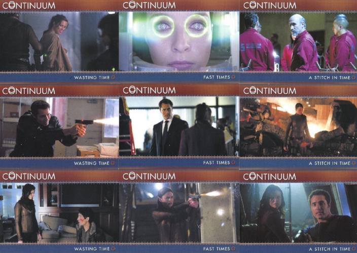 Continuum Seasons 1 & 2 Gold Parallel Card Set 69 Cards 2014 Rittenhouse - TvMovieCards.com