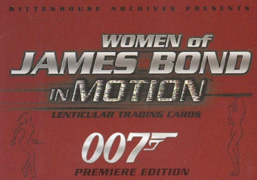 James Bond Women of James Bond in Motion Promo Card P2   - TvMovieCards.com