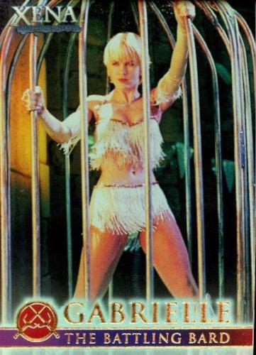 Xena Seasons 4 and 5 Gabrielle The Battling Bard Chase Card G1   - TvMovieCards.com