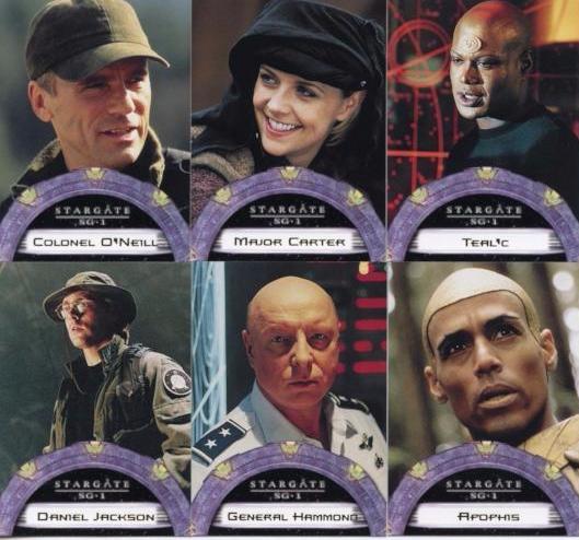 Stargate SG-1 Alternate Universe Preview Card Set AU1 thru AU6   - TvMovieCards.com
