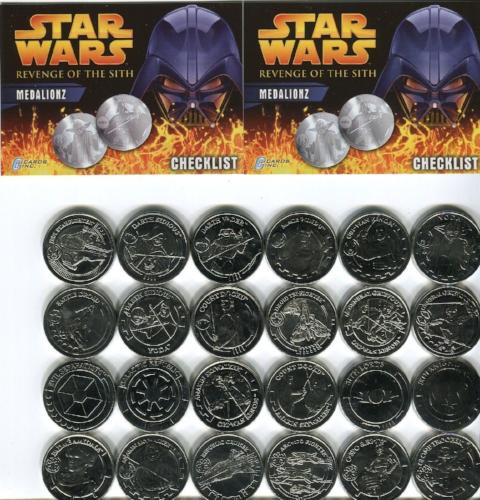 Star Wars Revenge of the Sith Silver Medalionz Card Set   - TvMovieCards.com