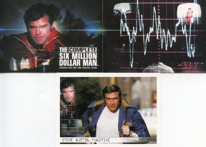 Six Million Dollar Man Complete Seasons 1 & 2 Base Card Set 72 Cards   - TvMovieCards.com