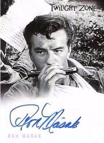 Twilight Zone 4 Science and Superstition Ron Masak Autograph Card A-84   - TvMovieCards.com