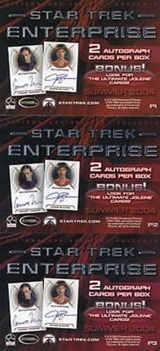 Star Trek Enterprise Season 3 Three Promo Card Set P1 P2 P3   - TvMovieCards.com