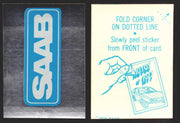 1976 Autos of 1977 Vintage Sticker Trading Cards You Pick Singles #1-20 Topps Saab  - TvMovieCards.com