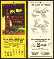 Ripley's Believe It or Not Facts Foldout Advertising Calendar 1933 - 1942 You Pi - TvMovieCards.com
