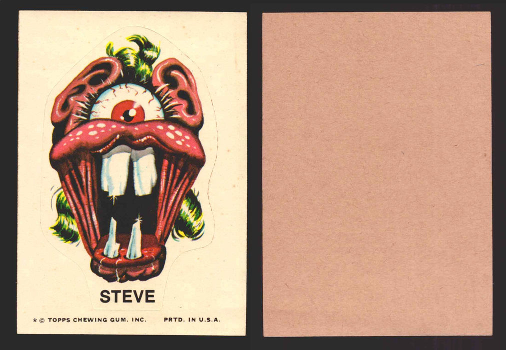 1973-74 Ugly Stickers Tan Back Trading Card You Pick Singles #1-55 Topps Steve  - TvMovieCards.com