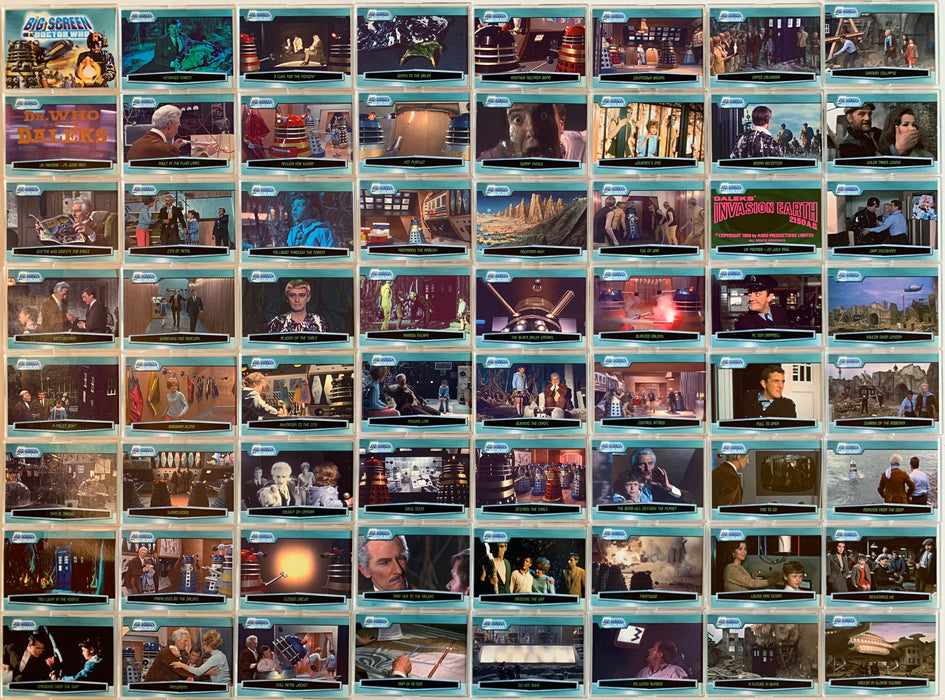 Doctor Who Big Screen Base Trading Card Set 100 Cards Strictly Ink 2003   - TvMovieCards.com