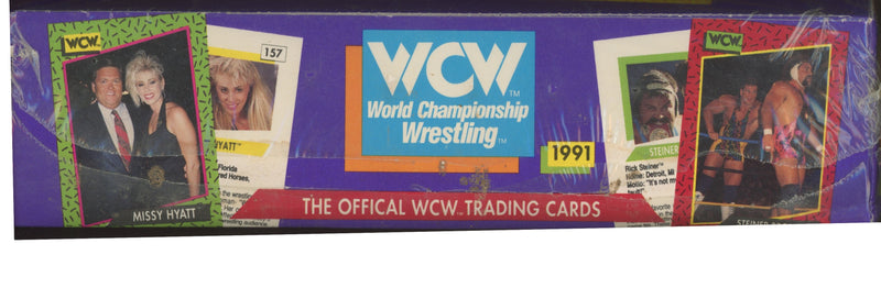 1991 WCW Pro Wrestling Sealed Trading Card Box 36 Packs Impel   - TvMovieCards.com