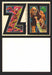 1973-74 Monster Initials Vintage Sticker Trading Cards You Pick Singles #1-#132 Z N  - TvMovieCards.com